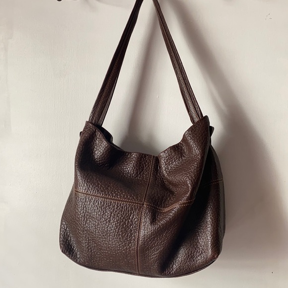 Plinio Visona Handbags - Plinio Visona made in Italy pebbled leather bag